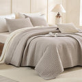 CozyTide Queen Quilt 90"x98", Stone-Washed Cotton Linen Colored Lightweight by CozyTideComforterSet