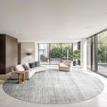 Round Rugs 8ft, Circle Washable Area Rugs by Valenrug