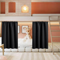 RYB HOME Basement Bathroom Kitchen Cafe Blackout Privacy Curtains 30 inches | by RYBHOME