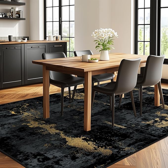 RELEANY Washable 10'x12' Abstract Area Rug - Image 3