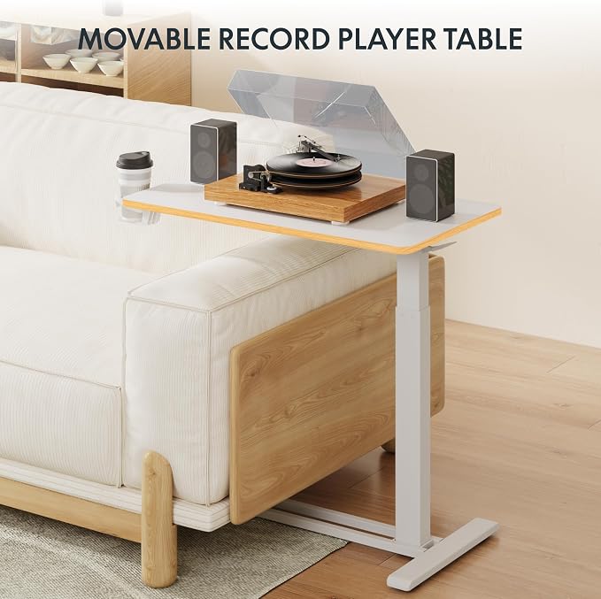 FLEXISPOT H7 32" Pneumatic Height-Adjustable Overbed Table - Image 8