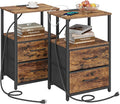 TUTOTAK Nightstands Set of 2, End Table by ChoosetutotakFurnitureBuildYourCozyHome