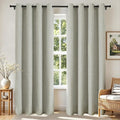 Joydeco Blackout Curtains 90 Inches Long 2 Panels Burg, Room Darkening Curtains by JOYDECO