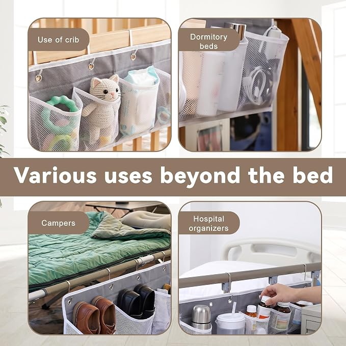 3 Pack RV Shoe Storage for Bedside, Hanging Shoe Organizer - Image 7