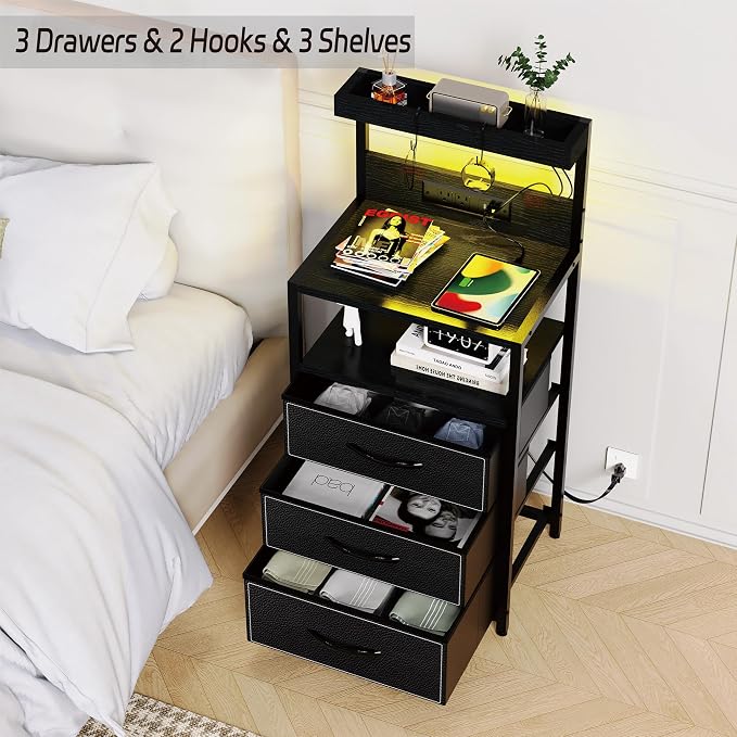 SZLHANJZ Nightstand Set of 2 - Image 9