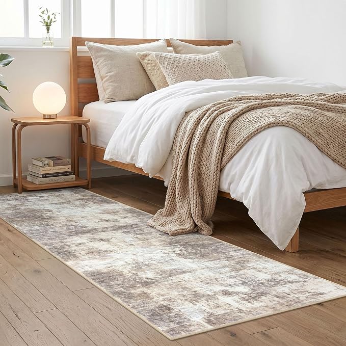 Abstract Runner Rug 2x6 Ft Washable Runners - Image 9