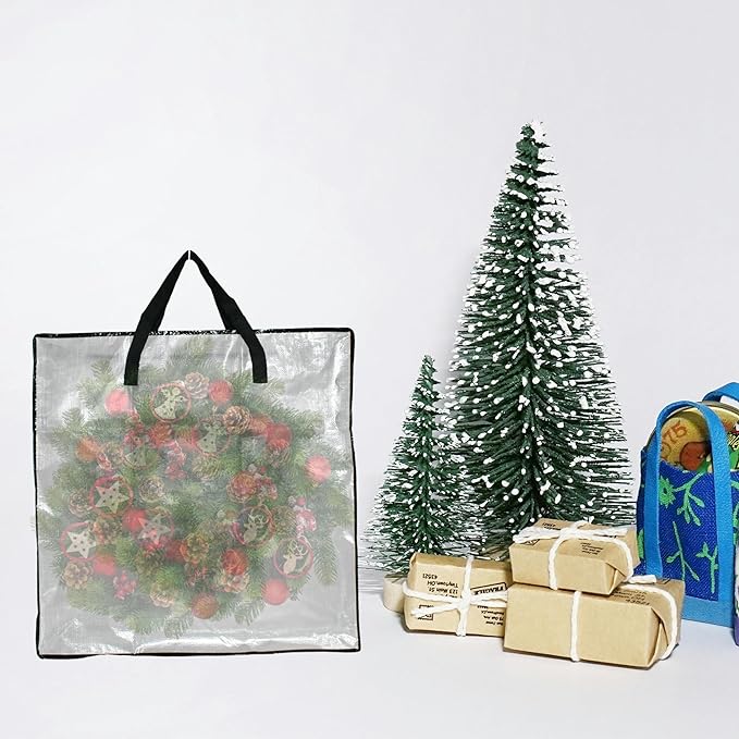 9 Pack Clear Storage Bags with Zipper and Handles, Blanket Bags - Image 6