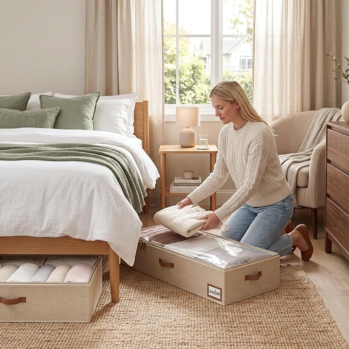 StorageWorks 7 Inch Low Profile Under Bed Storage Containers - Image 8