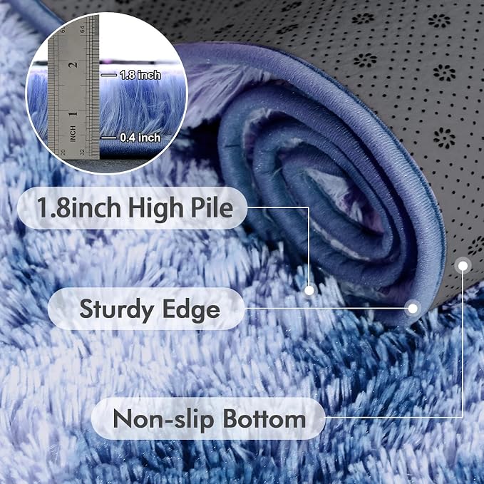 8x10 Ft Extra Large Shag Rugs for Living Room, Ultra Soft Fluffy Furry Area - Image 6