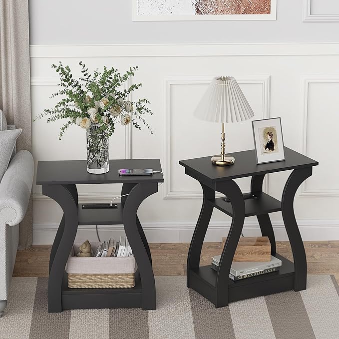FROMJBEST End Tables Living Room Set of 2 - Image 7