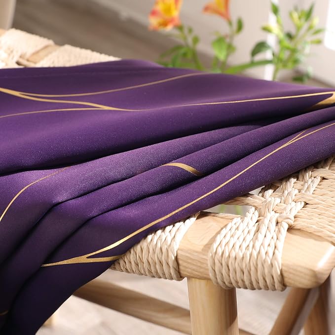 Deconovo Curtains for Living Room, Pattern Blackout Curtains 72 Inches Long | - Image 6