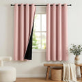 NICETOWN 100% Blackout Nursery Curtains 63 Inch Length by NICETOWN