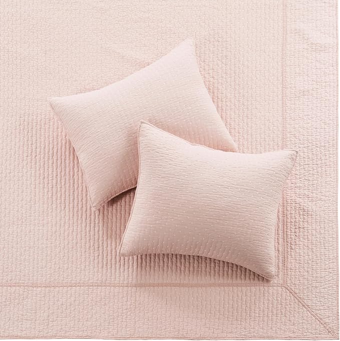 Levtex Home Cross Stitch Blush Bedspread Set - Image 6