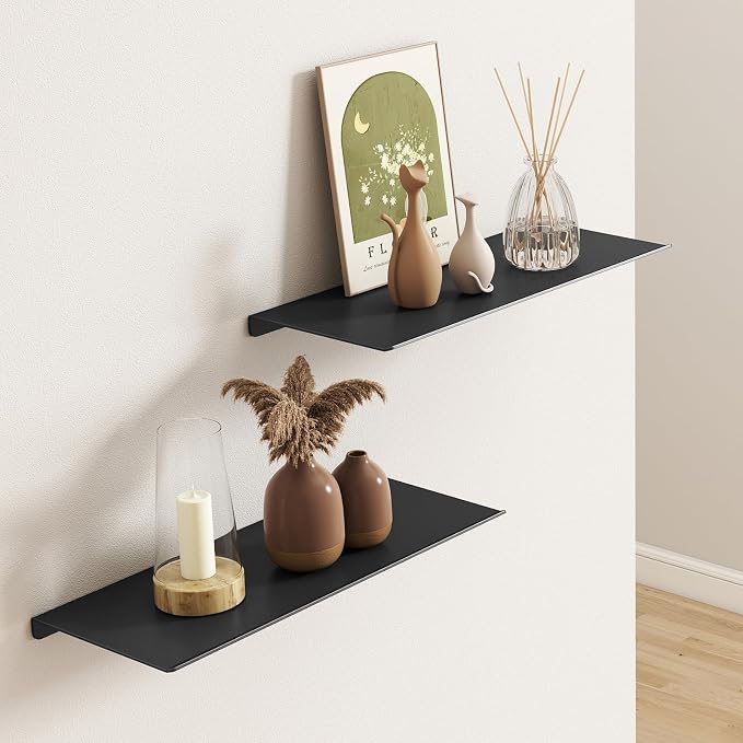 MKO 2 Pack 12" Floating Shelves - Image 2