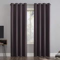 Sun Zero Nordic 2-pack Theater Grade Extreme 100% Blackout Grommet Curtain by SunZero%E2%84%A2
