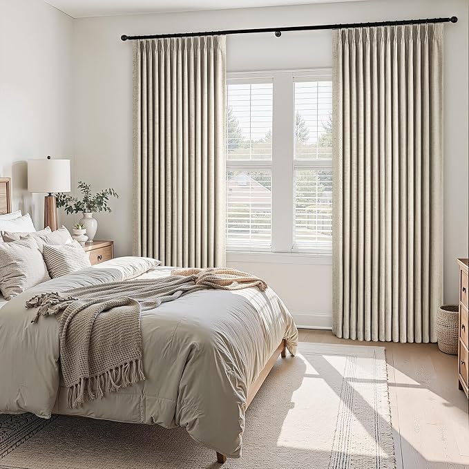 Topfinel 95 Inches Long Pinch Pleated 100% Blackout Curtains, Thermal Insulated - Image 5