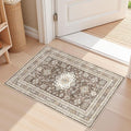 cotiled 2x3 Area Rug for Living Room, Traditional, Dark Brown | Washable Soft by COTILED