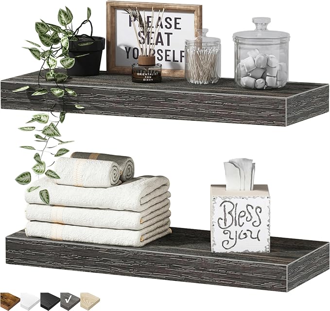 QEEIG Bathroom Floating Shelves by QEEIG