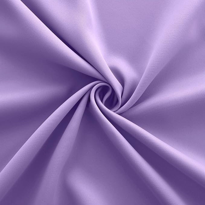 KOUFALL Lilac Purple Curtains 84 Inch Length - Image 6