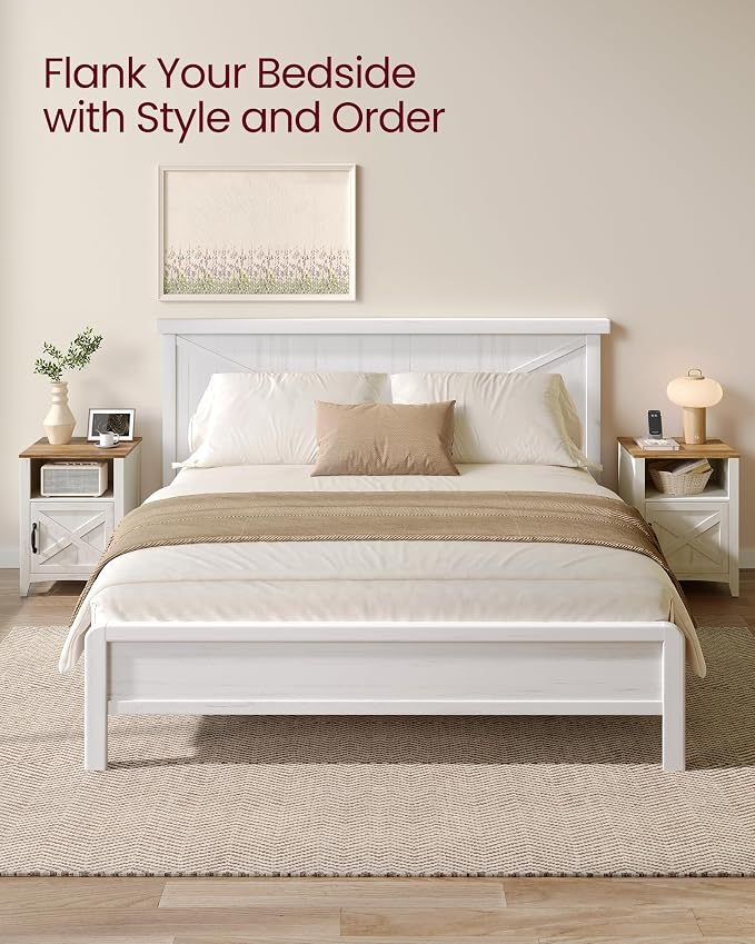 VASAGLE Farmhouse Nightstand - Image 7