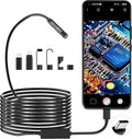 1920P Snake Inspection Borescope, Pancellent Type C Endoscope, Scope Camera with 8 LED Lights for Android and iOS Smartphone, iPhone, iPad, Samsung (16.5 FT/5M)