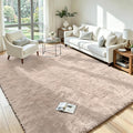 5x8 Fluffy Area Rug for Living Room: Soft Non-Slip Beige Bedroom Carpet | Ultra by Oriannal