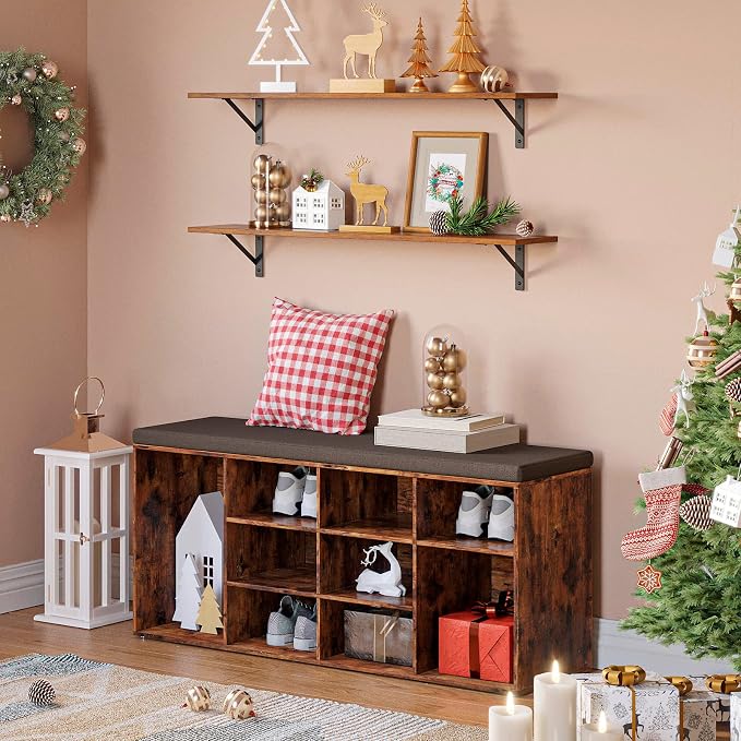 Long Wall Shelves, 39.4 Inch Wall Mounted Shelves - Image 6