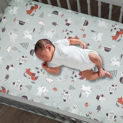 Bedtime Originals Animal Alphabet 5-Piece Infant Nursery Baby Crib Bedding Set