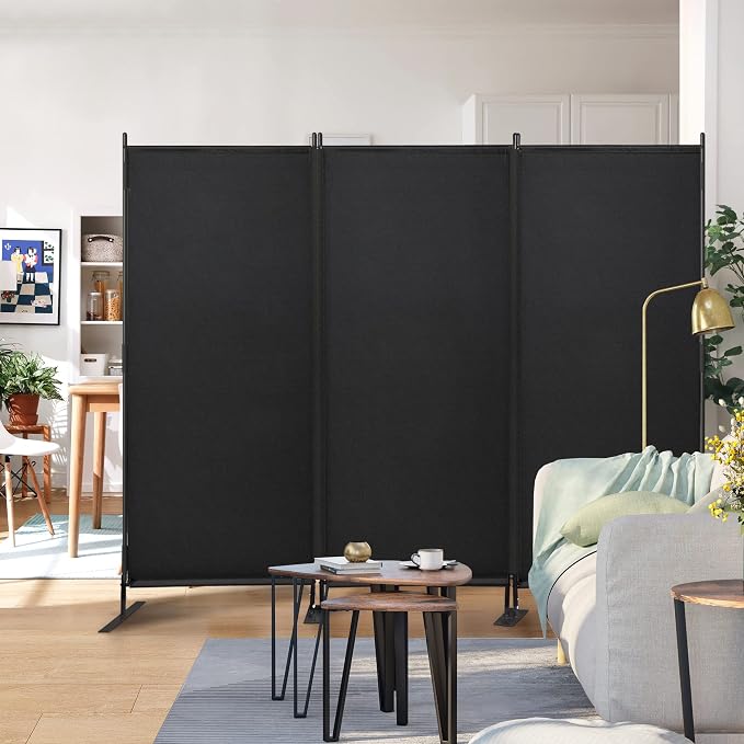 Room Divider Panel 6Ft Privacy Screen Wall Dividers, Portable Room Partition - Image 3
