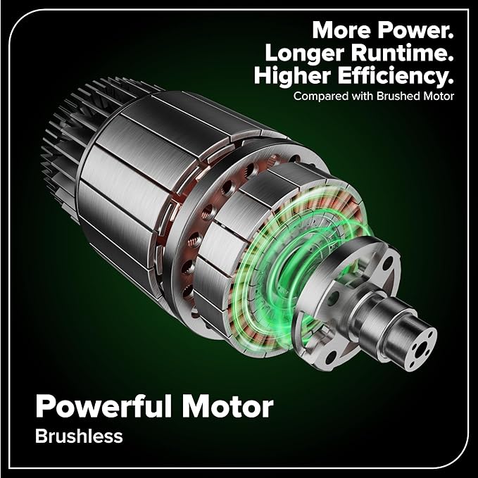 Greenworks 60V 550 CFM Brushless Backpack Blower, 5.0Ah Battery and 6A Charger