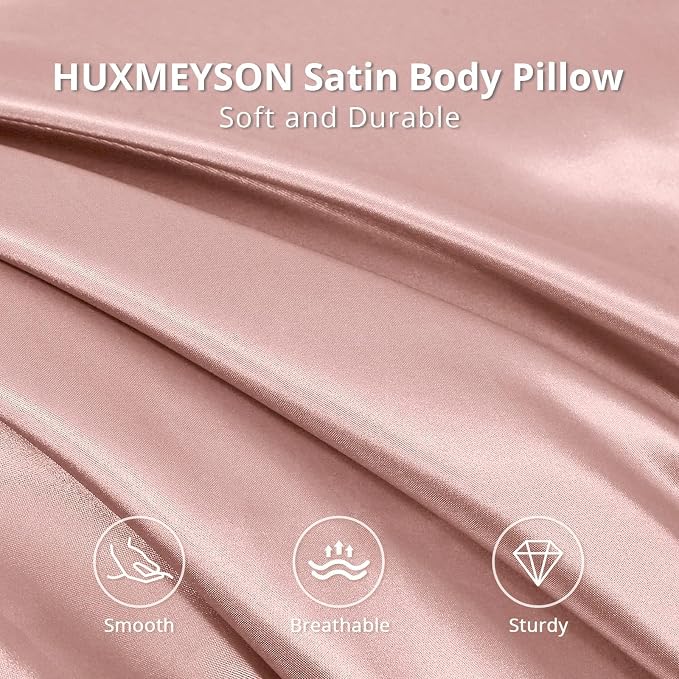 Body Pillow with Satin Pillowcase, Body Pillow - Image 3