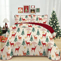 Dinjoy Quilt Set Queen Christmas by DINJOY