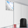 FADOTY 100% Blackout Curtains, No Drill, Sun Heat Light Blocker by FADOTY