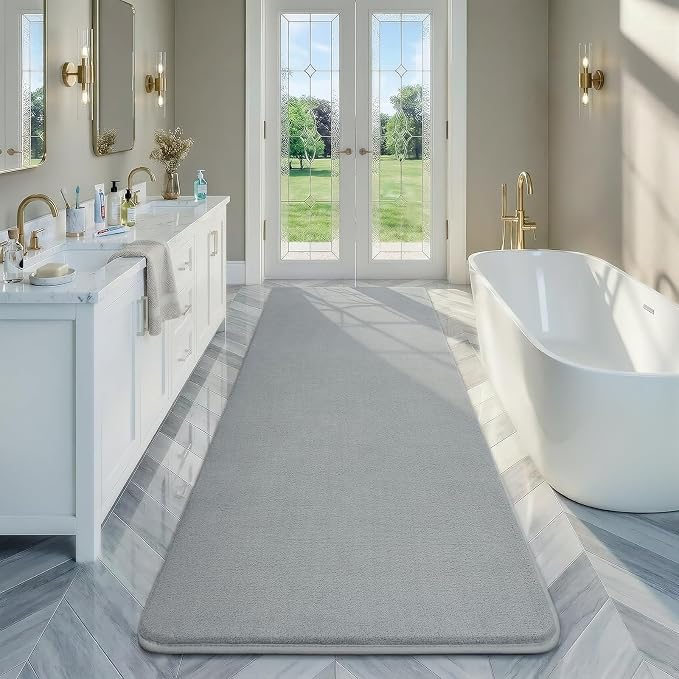 Modern Soft Hallway Runner Rug, 3x8 Feet Long Runners - Image 2