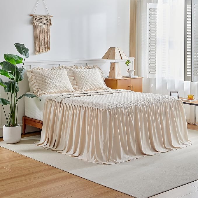 Ruffle Skirt Bedspread Set - Image 3