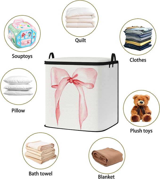 2pcs blanket storage bag for under bed, closet organizers 95L | clothing - Image 2