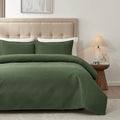 Hansleep Olive Green Quilt Twin Size by Hansleep