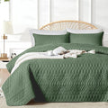 akkialla Twin Size Quilt Bedding Set, Modern Style Geoetric Pattern Coverlet Set by akkialla