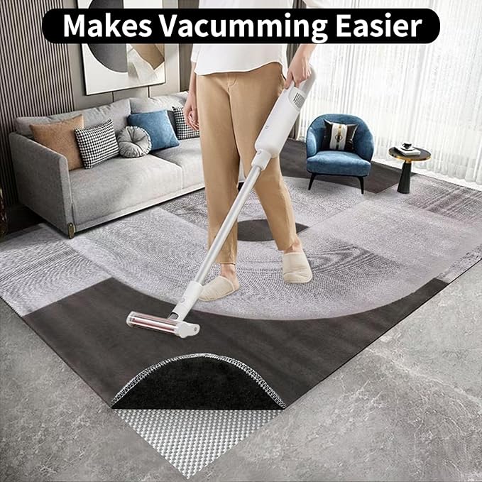FestiCorp Non Slip Rug Pads 4x6 Ft Non Skid Rug Pad Gripper, Anti-Slip Carpet Rug Mats for Under Rugs and Hard Surface Floors