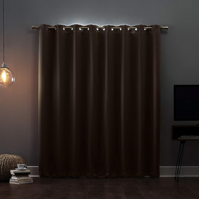 Sun Zero Nordic Theater Grade Extreme 100% Blackout Grommet Curtain Single Panel - Image 2