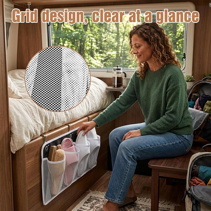 4 Pack Shoe Storage for Bedside - Image 5