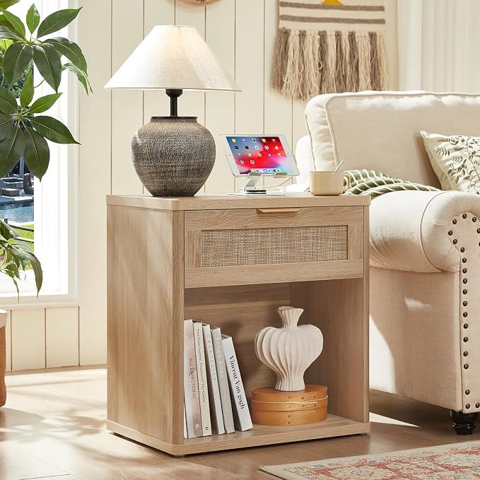 LEYAOYAO Rattan 23" Nightstands - Image 8