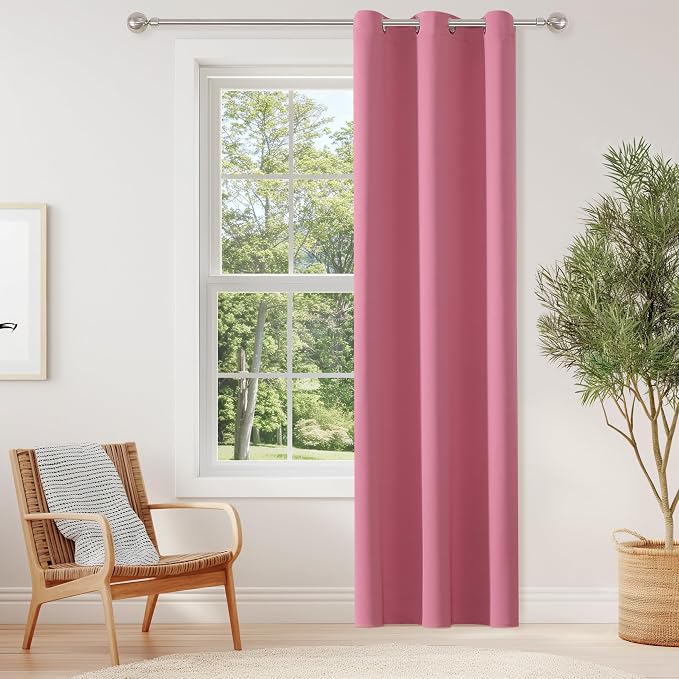 ChrisDowa Blackout Curtains Door Curtain 72 Inches Long Closet Drapes | 42W x by ChrisDowa