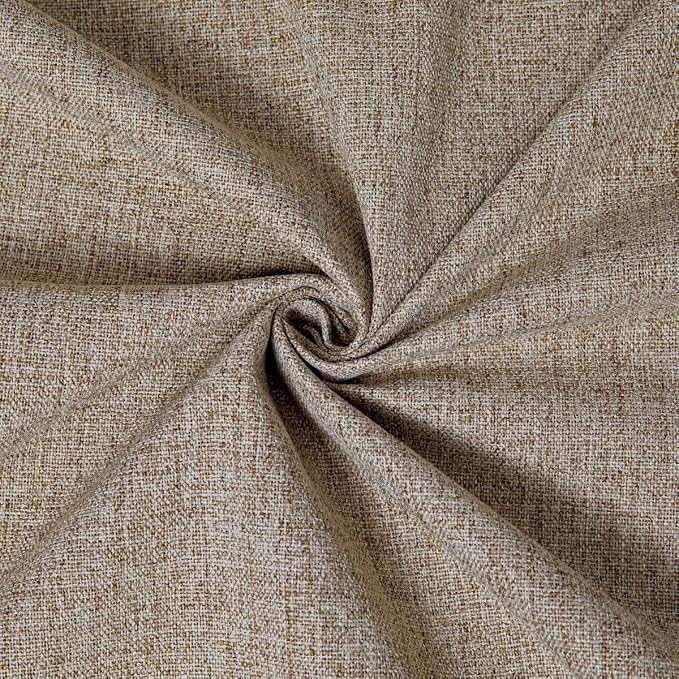 100% Blackout Curtains 108 inch Length 2 Panels Faux Linen Long Drapes - Image 8