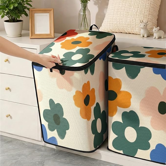 2pcs blanket storage bag for under bed, closet organizers 95L | clothing - Image 6