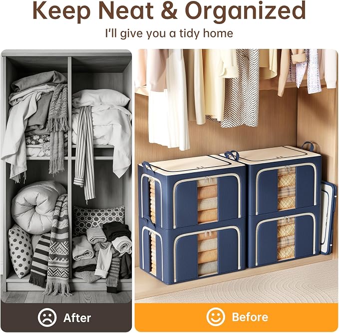 3 Openings Clothes Storage Bins - Image 7