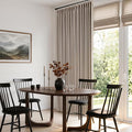 60 Inch Extra Wide 100% Blackout 84 Inch Curtains 1 Panel, Burlywood Birch | by Twodrapes