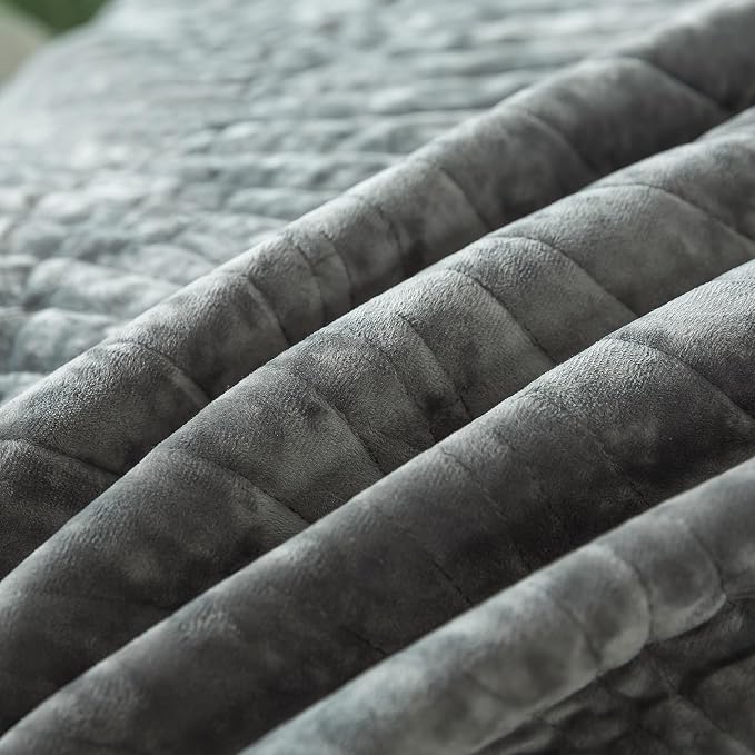 HoneiLife Velvet Quilt Sets Queen - Image 9