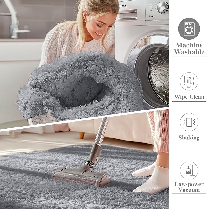 OLANLY 8x12 Machine Washable Large Area Rugs - Image 2