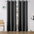 Joydeco Blackout Curtains 90 Inches Long 2 Panels Set, Thermal Insulated Long by JOYDECO